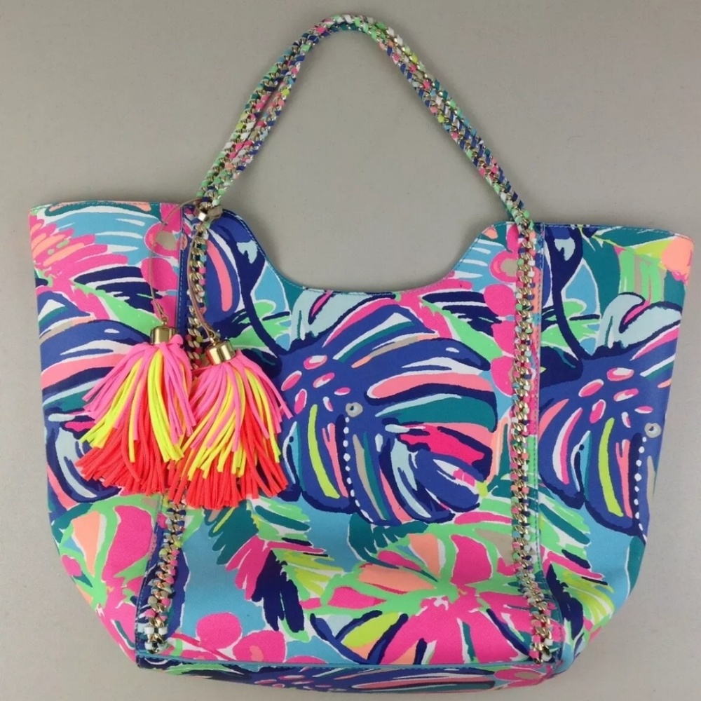Lilly pulitzer Exotic Garden Reversible Pool Tote